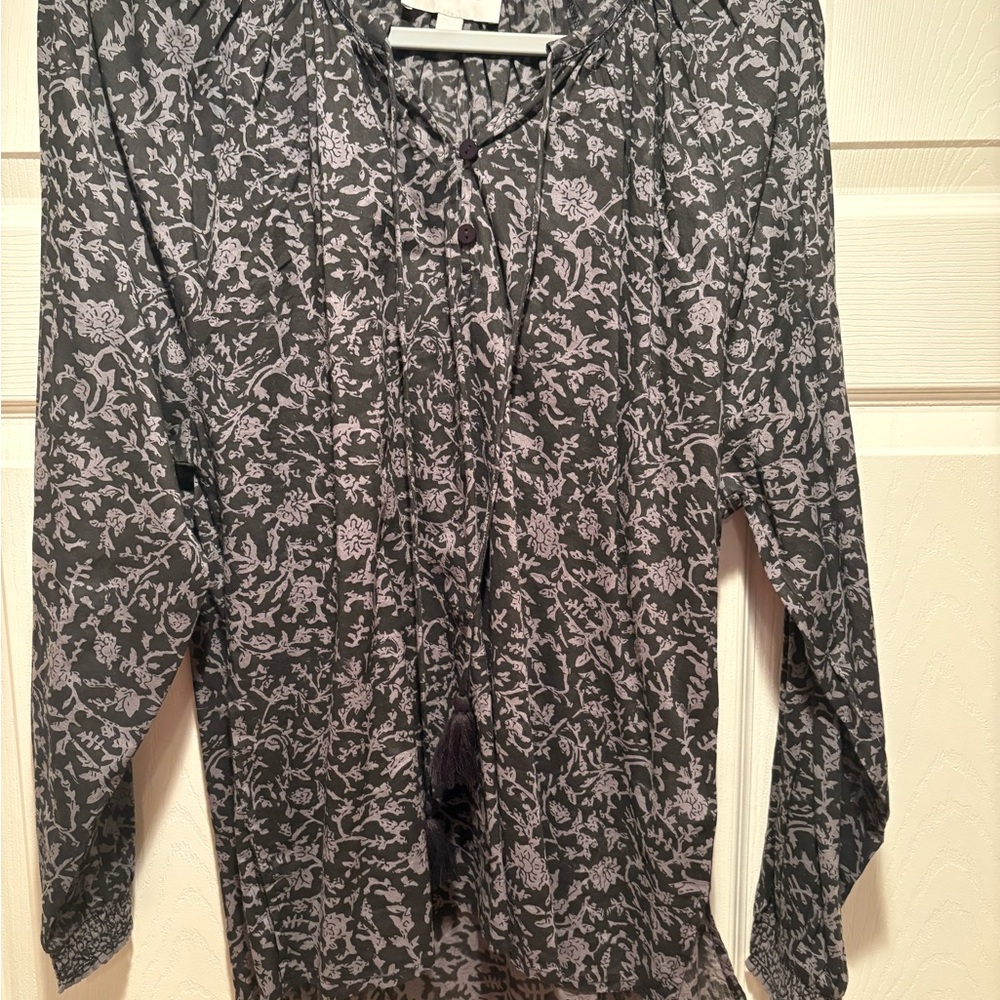 Cleobella Floral Button-Up Blouse